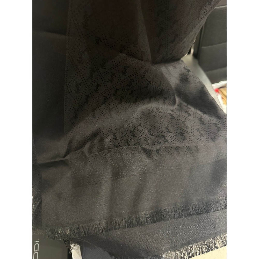 #9 Saint Laurent black scarf large